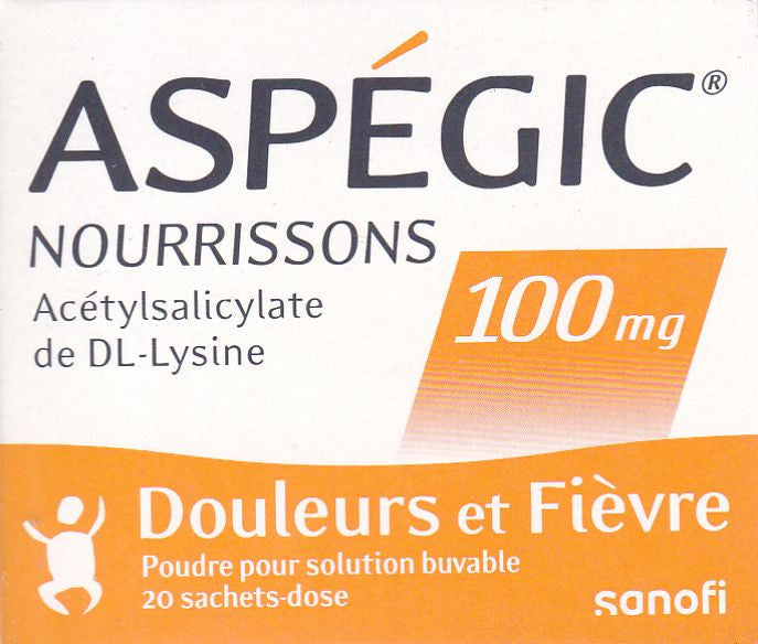 ASPEGIC 100MG NOURRISSON SACHET 20