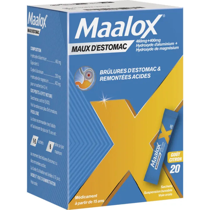 MAALOX MAUX D'ESTOMAC SACHET 20