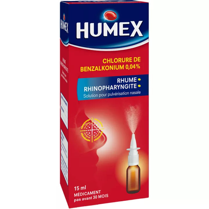 Humex 0,04 % Solution Pulvérisation Nasale 15 ml
