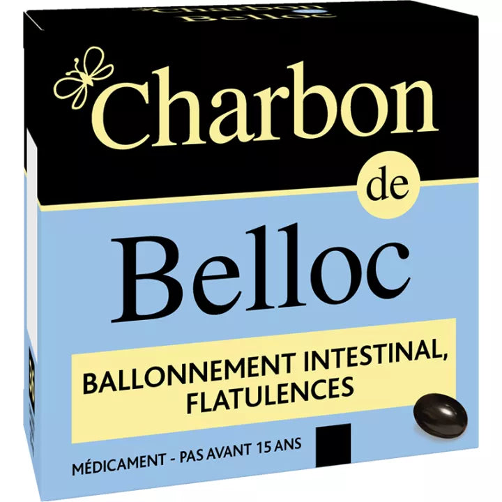 Charbon de Belloc 125 mg Capsules x36