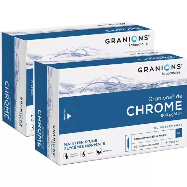 Granions Chrome 200 µg Ampoules Buvables
