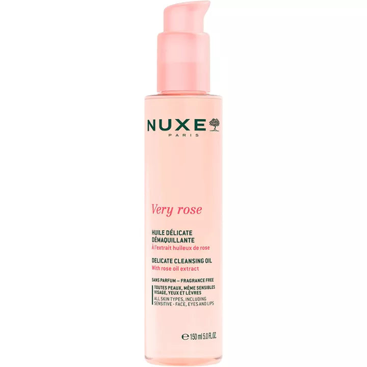 Nuxe Very Rose Huile Délicate Démaquillante 150 ml