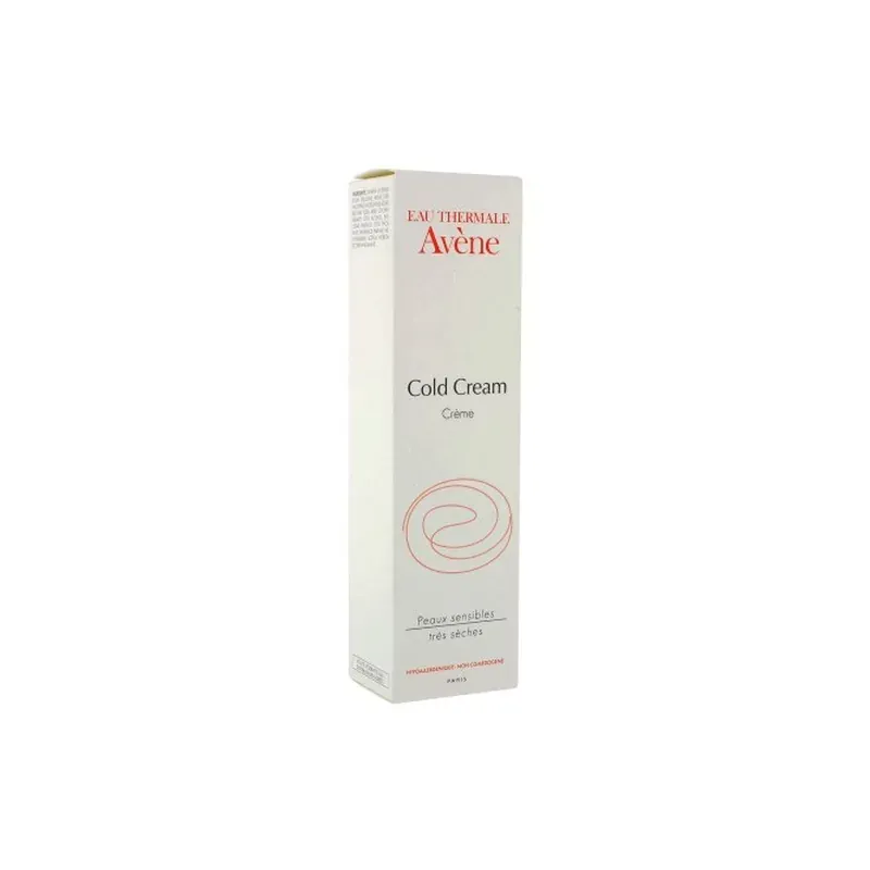 Avène Cold Cream Crème Peaux Sensibles Tube 100 ml