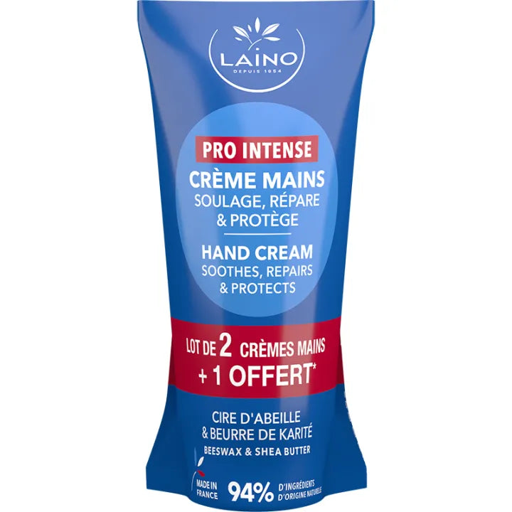 Laino Crème Mains Pro Intense Tube 50 ml Lot de 3