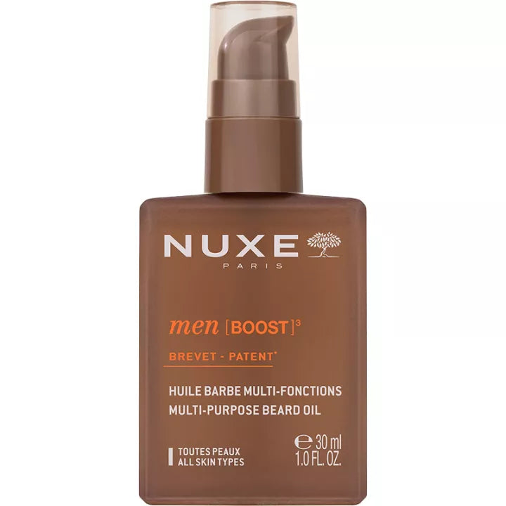 Nuxe Men Boost 3 Huile Barbe Soin et Rasage 30 ml