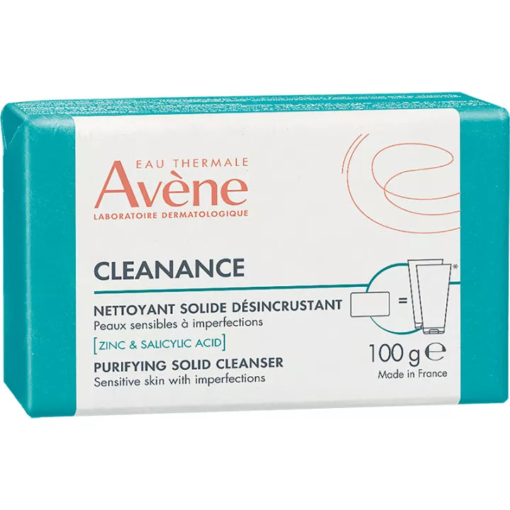 Avène Cleanance Nettoyant Solide Désincrustant 100 g