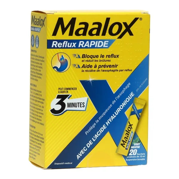 MAALOX MAALOX REFLUX RAPIDE 20 SACH
