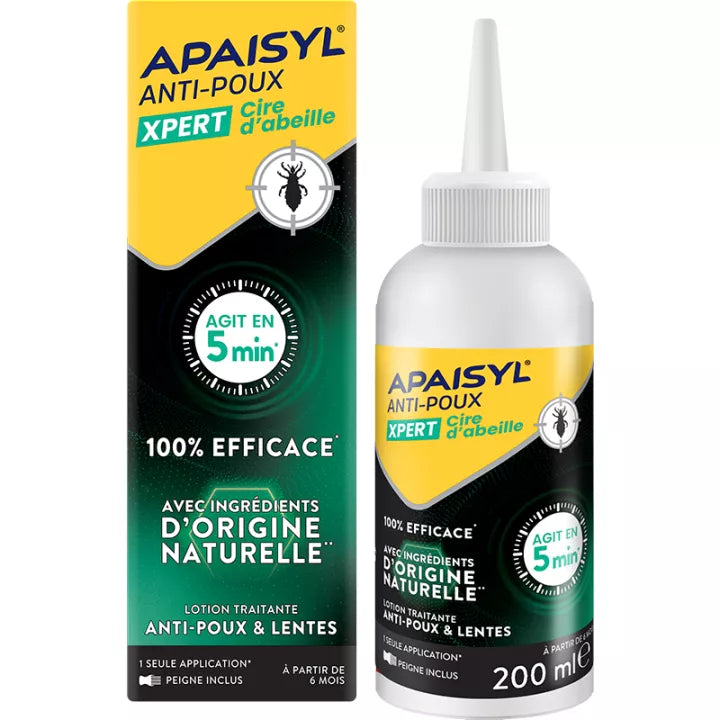 Apaisyl Anti-Poux Cire d'Abeille 200 ml