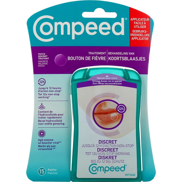 Compeed Patchs Discrets Bouton de Fièvre x30
