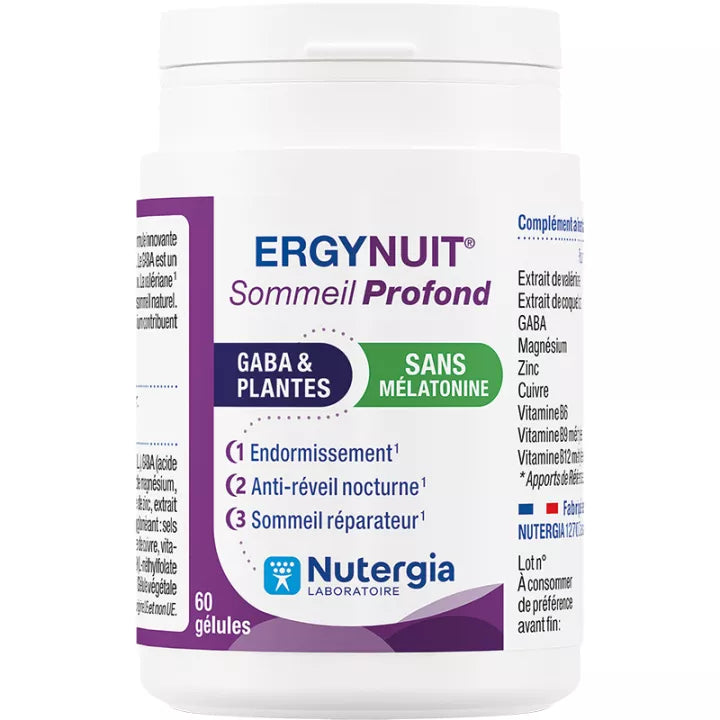 Nutergia Ergynuit Sommeil Profond Gélules x60