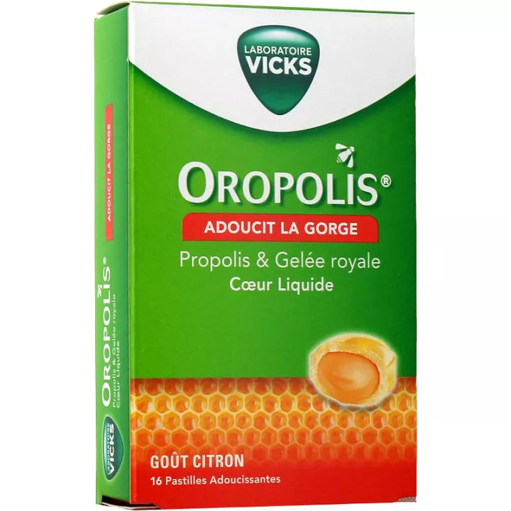 Oropolis Cœur Liquide Gelée Royale Pastilles x16