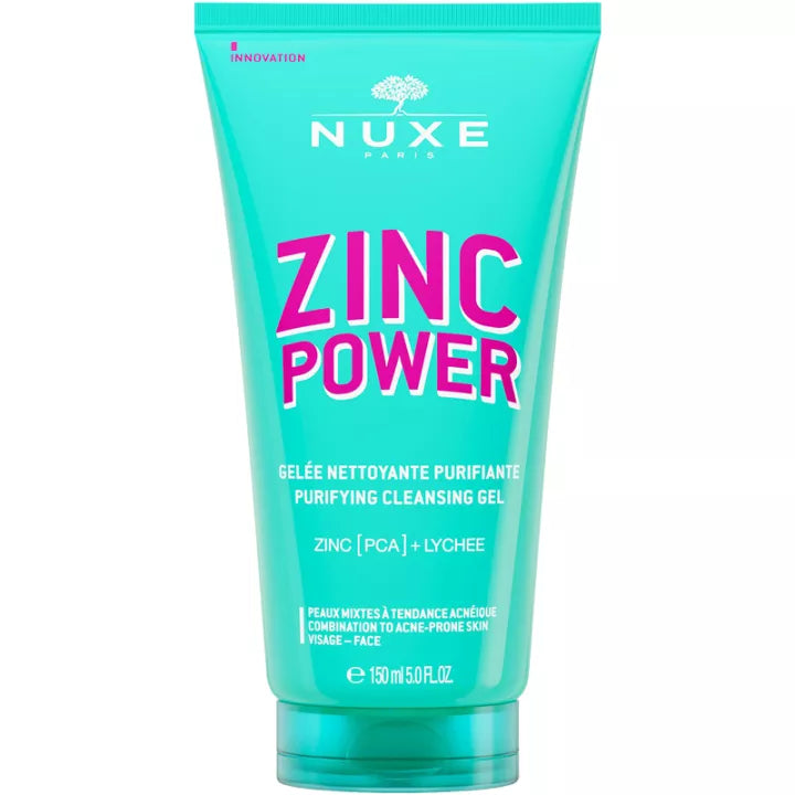 Nuxe Zinc Power Gel Nettoyant Tube 150 ml
