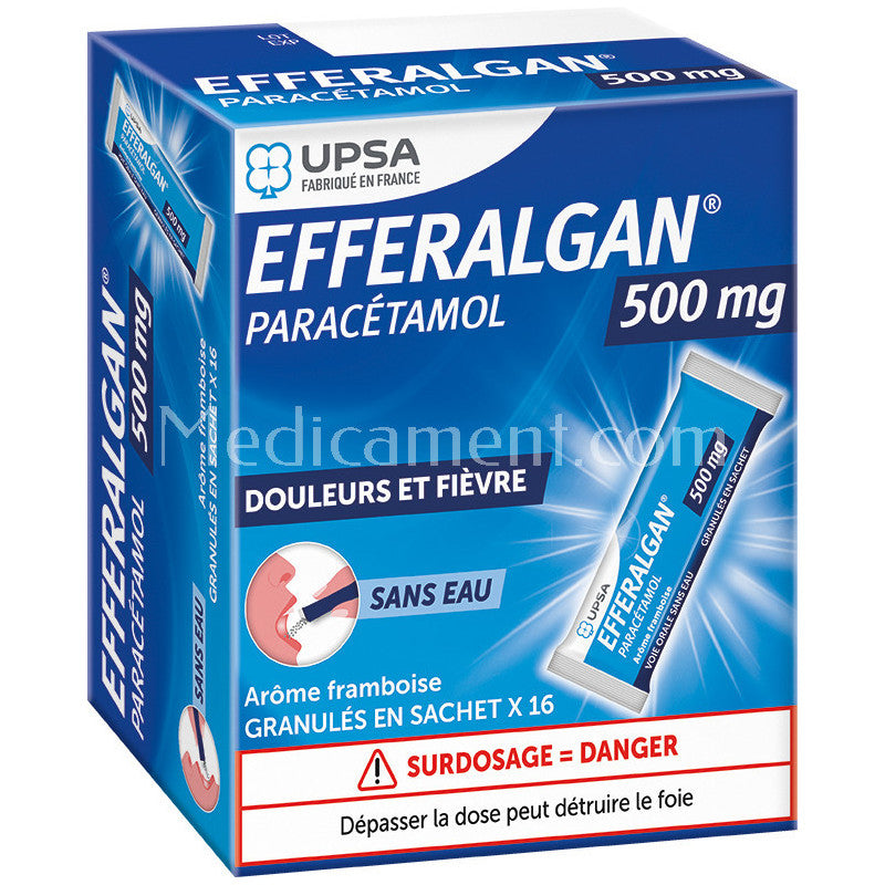 EFFERALGAN STIX 500MG GRAN FRAM SACH16