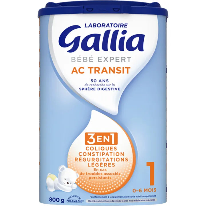 Gallia Bébé Expert AC Transit 3 en 1 2ème Âge 800 g