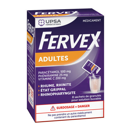 FERVEX ADULTES SACHET 8