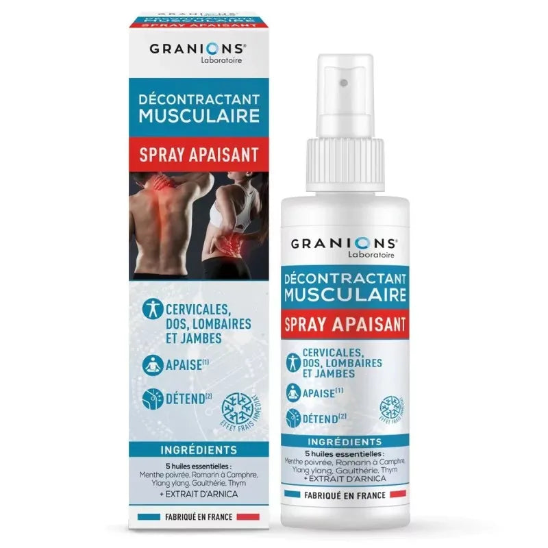 Granions Décontractant Musculaire Spray Apaisant 10 ml