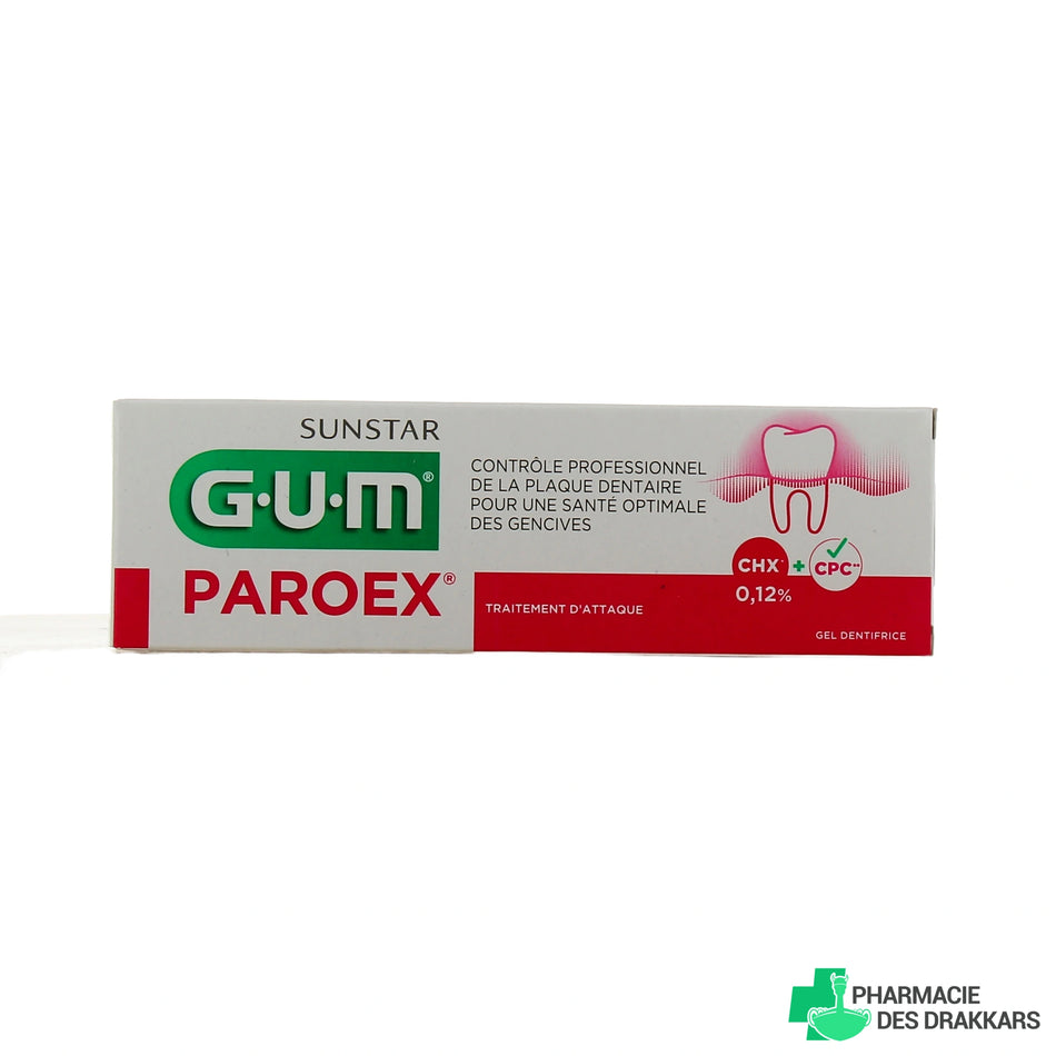 GUM Paroex Dentifrice Anti-Plaque – 75 ml