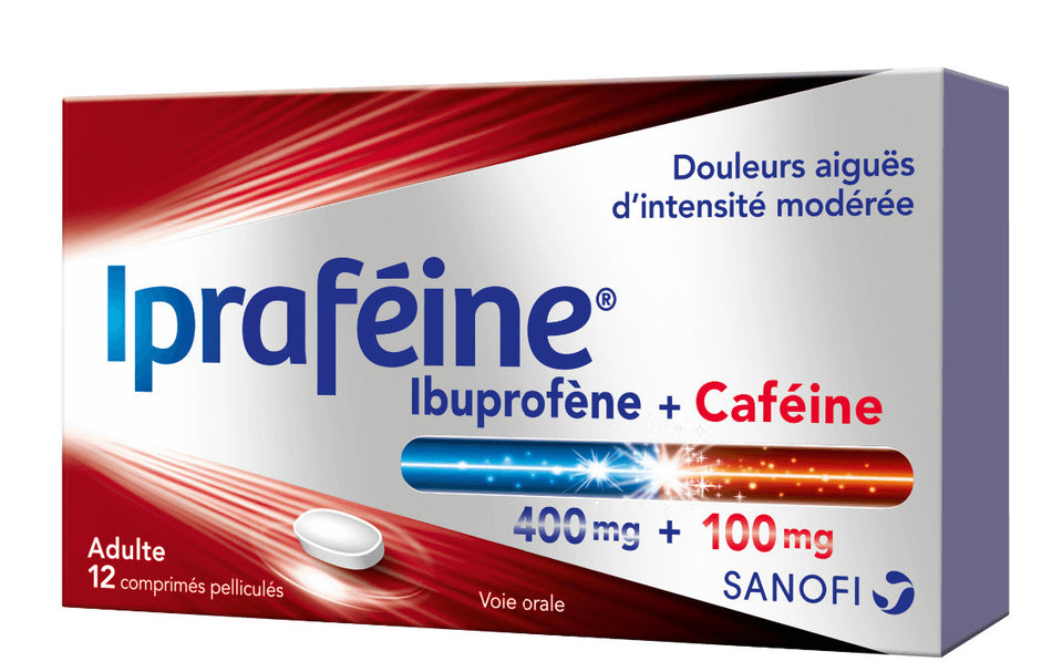IPRAFEINE 400MG/100MG CPR 12