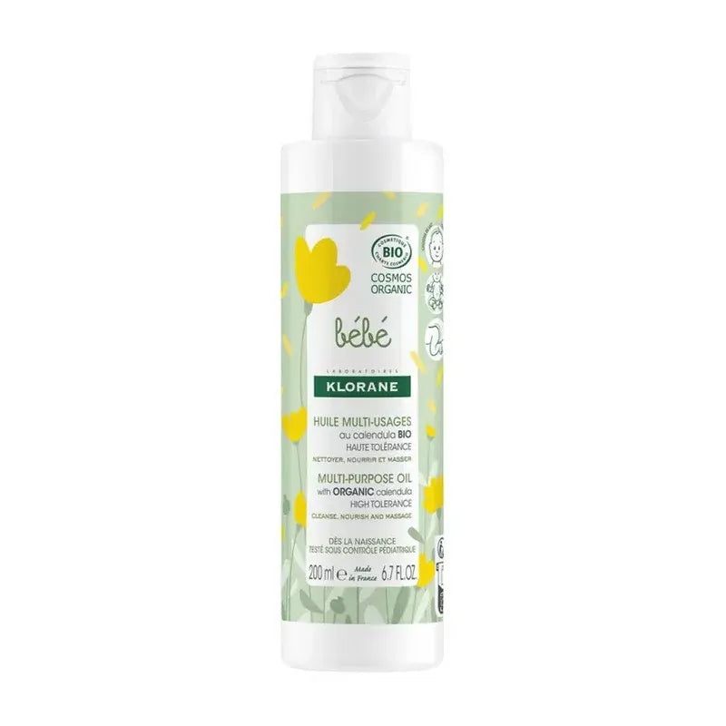 Klorane Bébé Huile de Massage au Calendula 200 ml