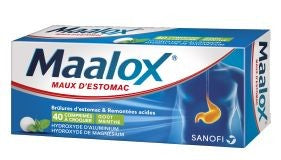 MAALOX MAUX D'ESTOMAC CPR 40