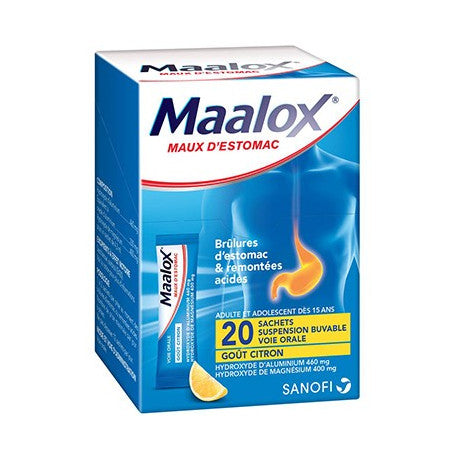 MAALOX MAUX D'ESTOMAC SACHET 20
