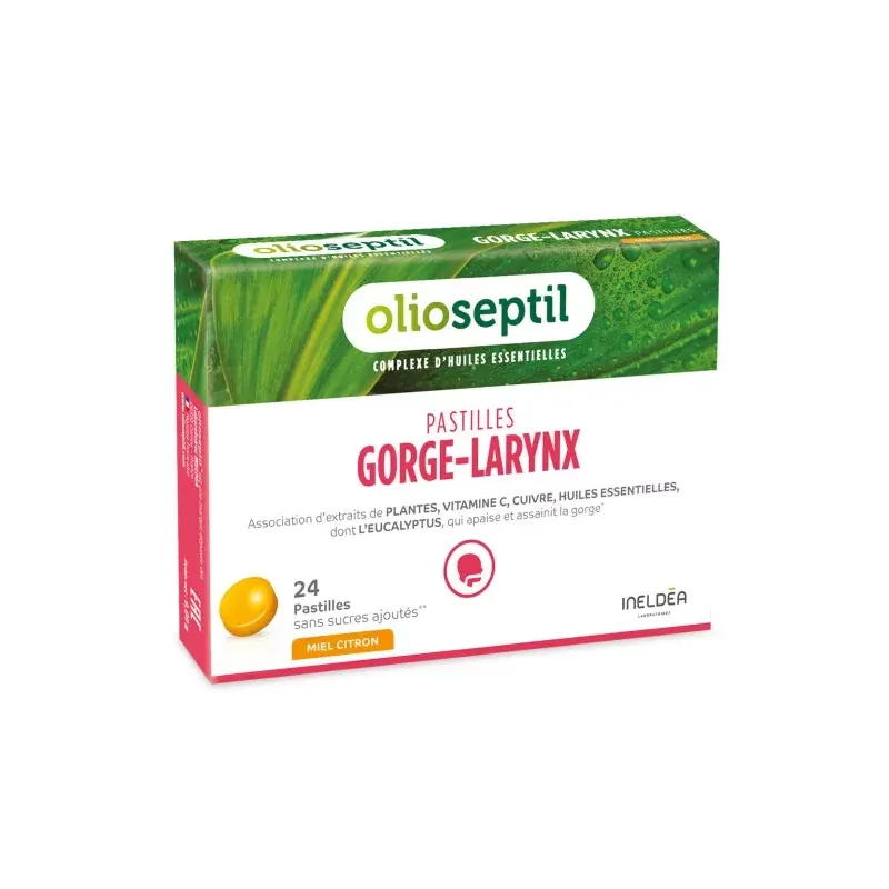 Oliosept Pastilles Gorge Citron x24