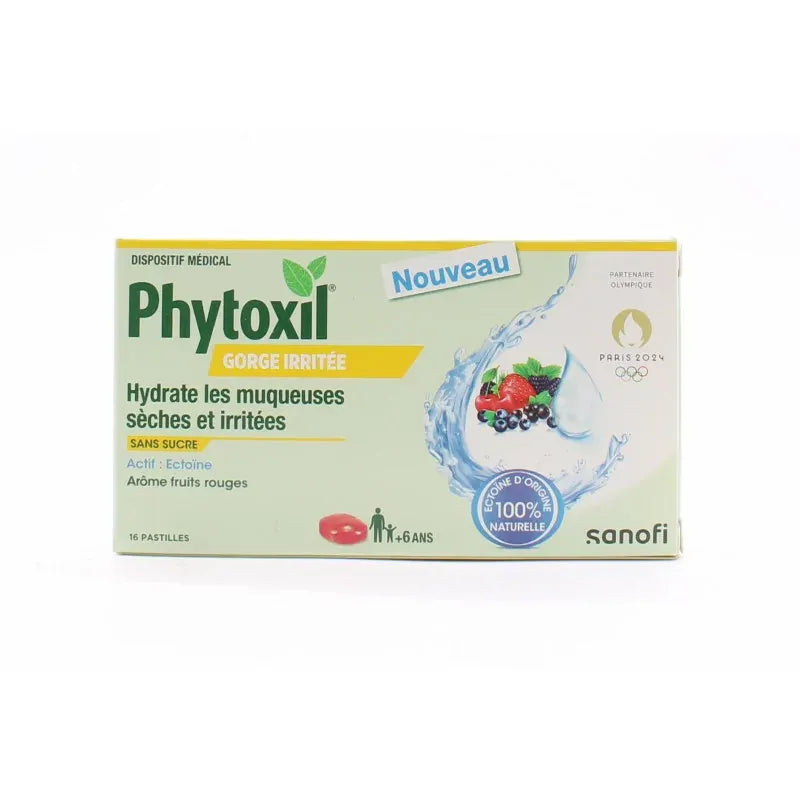 PHYTOXIL MAL DE GORGE FRUITS ROUGES 16