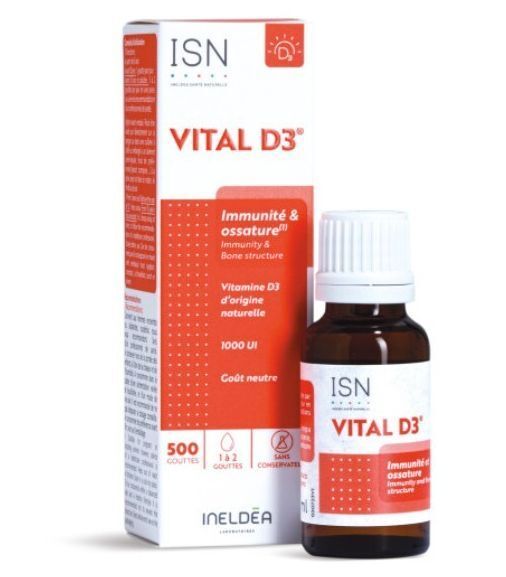 Ineldea Vital-D3 1000 UI Gouttes 20 ml
