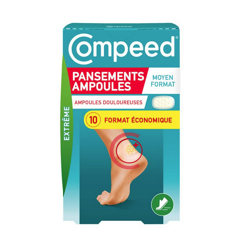 Compeed Pansements Ampoules Extrême x10