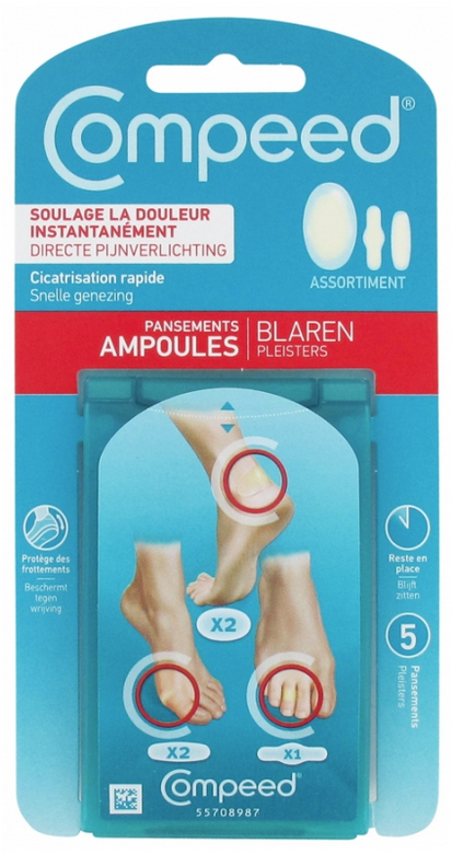 Compeed Pansements Ampoules Assortis x5
