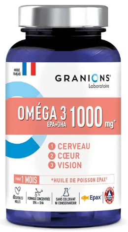 Granions Oméga 3 1000 mg Capsules x60
