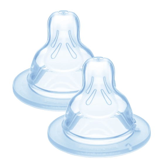 MAM Tétines Silicone Débit Moyen Vitesse 2 x2