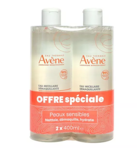 Avène Eau Micellaire Duo 2 x 400 ml