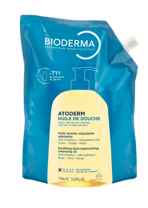 Atoderm Huile de Douche Éco-Recharge 1 L