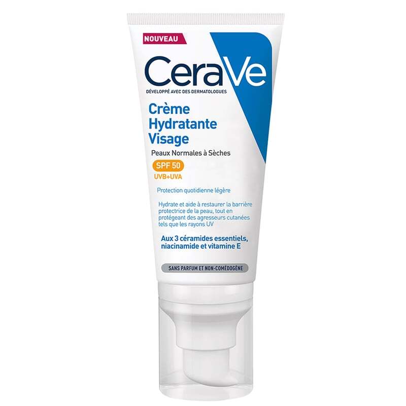 CeraVe Crème Hydratante Visage SPF50 52 ml