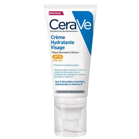 CeraVe Crème Hydratante Visage SPF50 52 ml