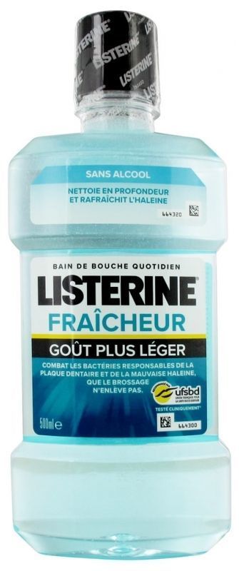 Listerine Fraîcheur Goût Plus Léger 500 ml
