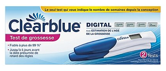 Clearblue Test de Grossesse Digital Âge de Grossesse