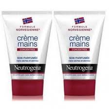 Neutrogena Crème Mains Sans Parfum 50 ml x2