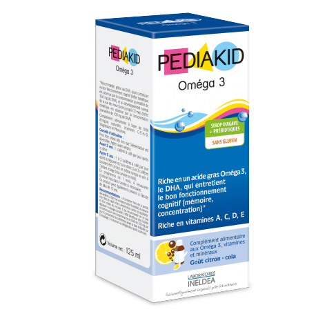Pediakid Oméga 3 Citron Cola Sirop 125 ml