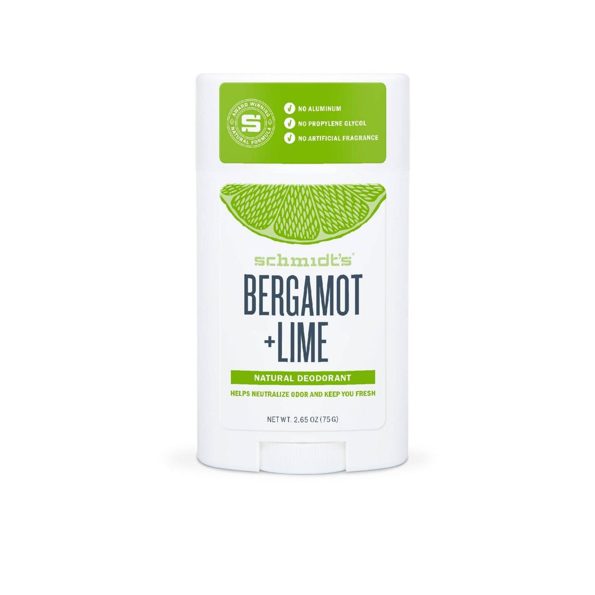 Schmidt's Déodorant Stick Bergamote + Citron 58 ml