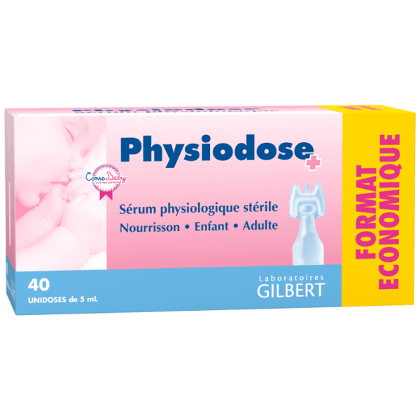 Physiodose Sérum Physiologique 5 ml x40