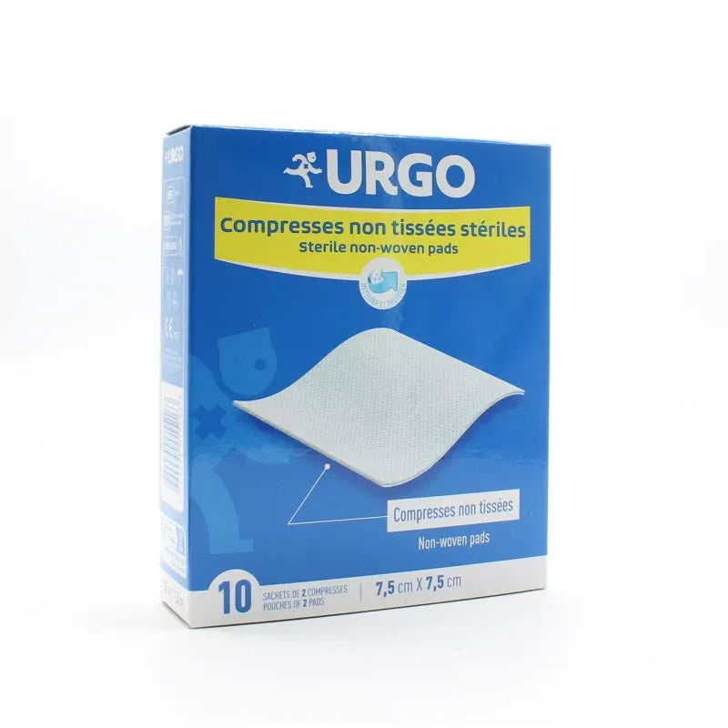 Urgo Compresses Stériles Non Tissées 7,5 x 7,5 cm x25