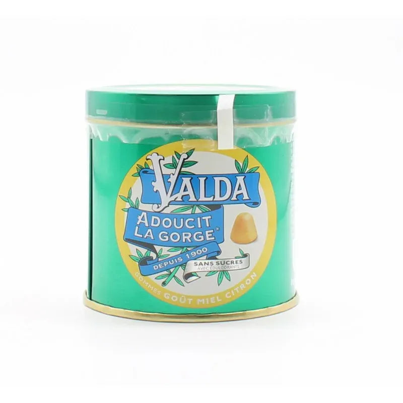 Valda Gommes Sucre Miel Citron Boîte 140 g