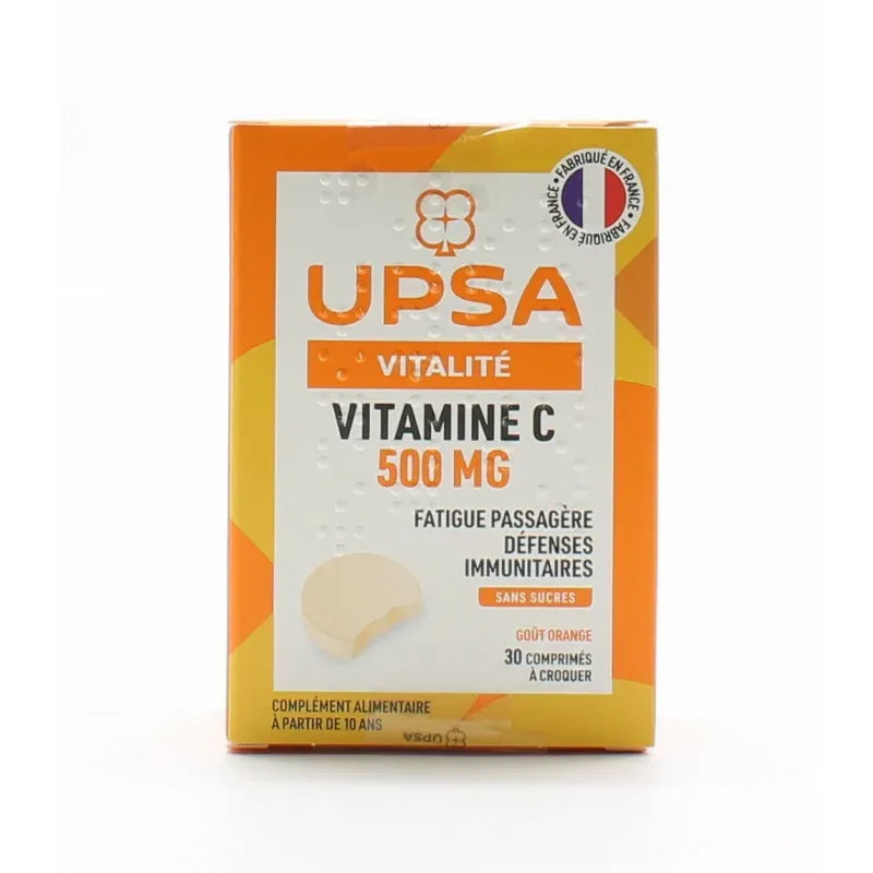 UPSA VIT C 500MG CPR CROQ BT30