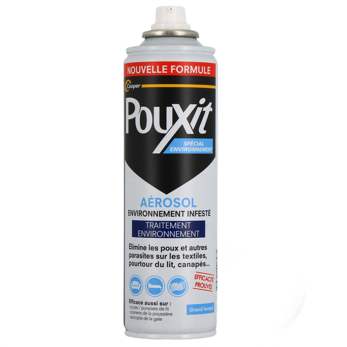 Pouxit Spray Anti-Poux et Lentes Spécial Environnement – 250 ml