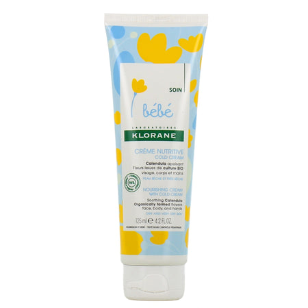 Klorane Bébé Crème Nutritive au Cold Cream et Calendula – 125 ml