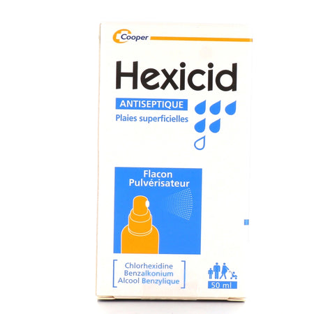 Hexicid Solution Antiseptique en Spray – 50 ml
