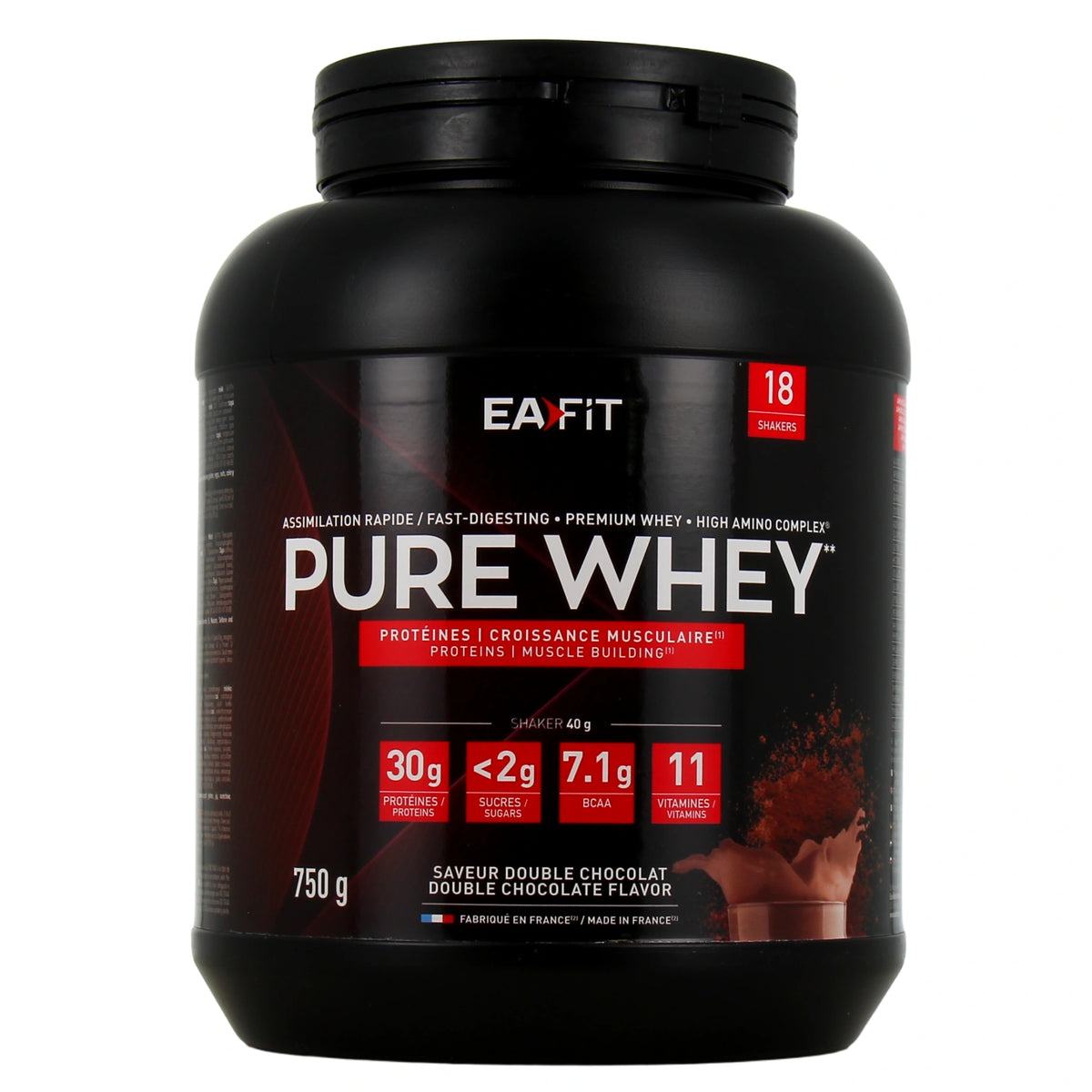 Eafit Pure Whey Double Chocolat – 750 g