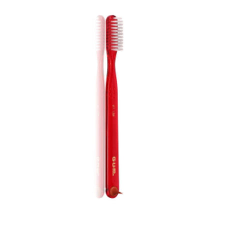 GUM Classic 411 Brosse à Dents Souple 4 Rangs